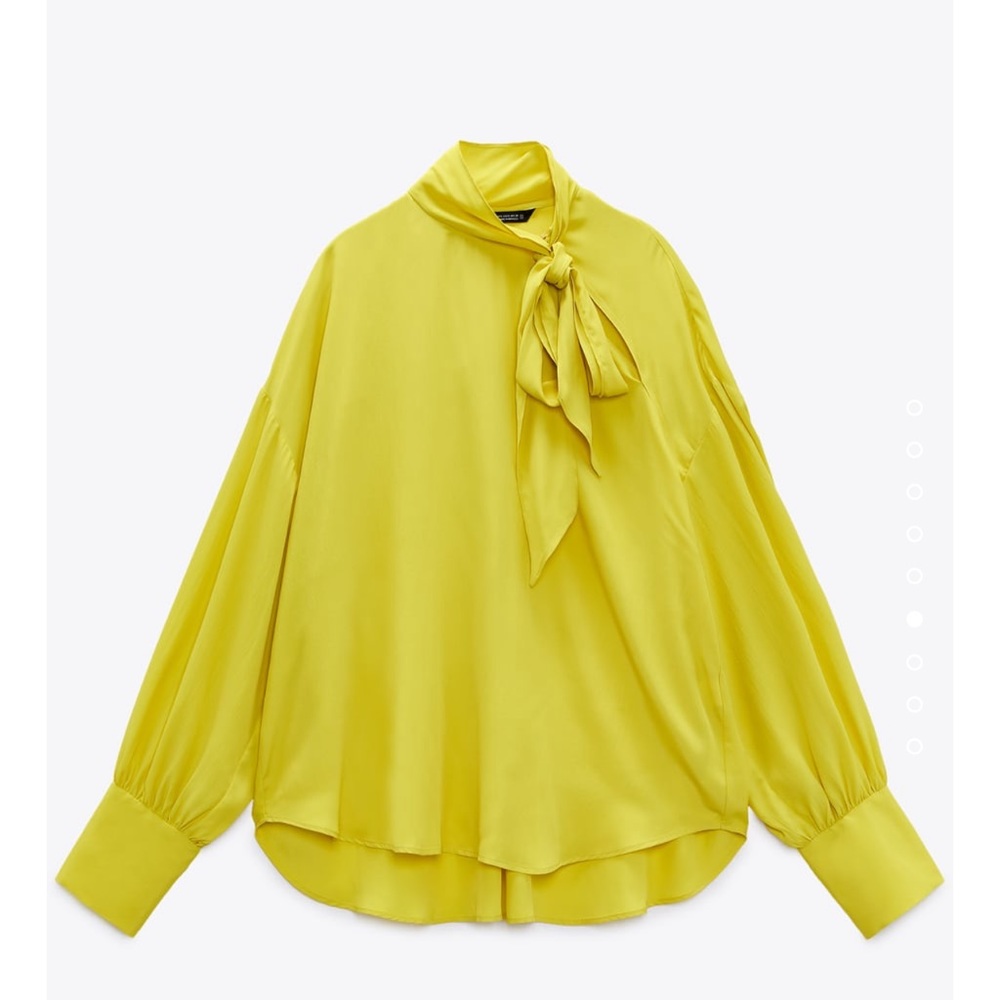Zara TOP WITH BOW SPECIAL EDITION